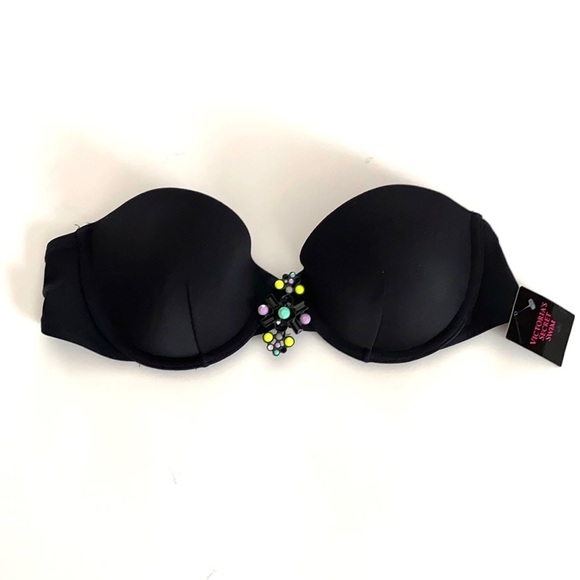 Victoria Secret Push Up Strapless Swim Bra,34B,NWT - Picture 6 of 8